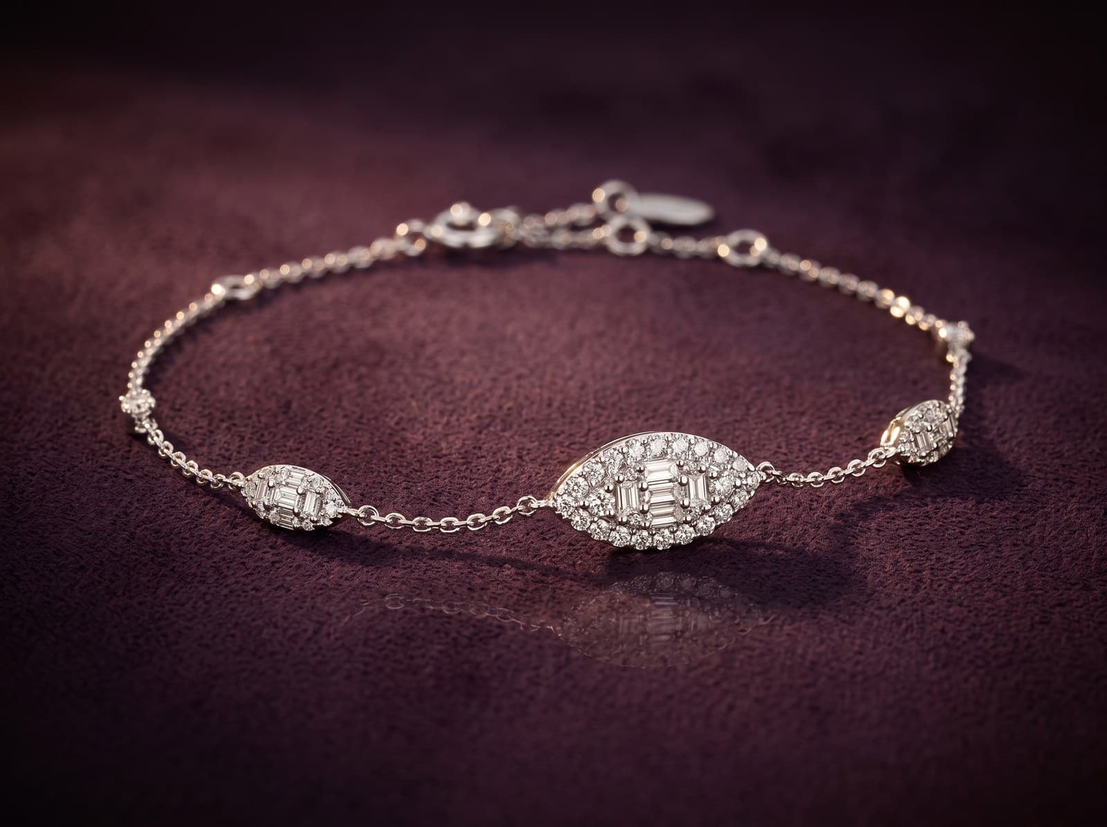 Awda · Marquise Shaped Diamond Bracelet