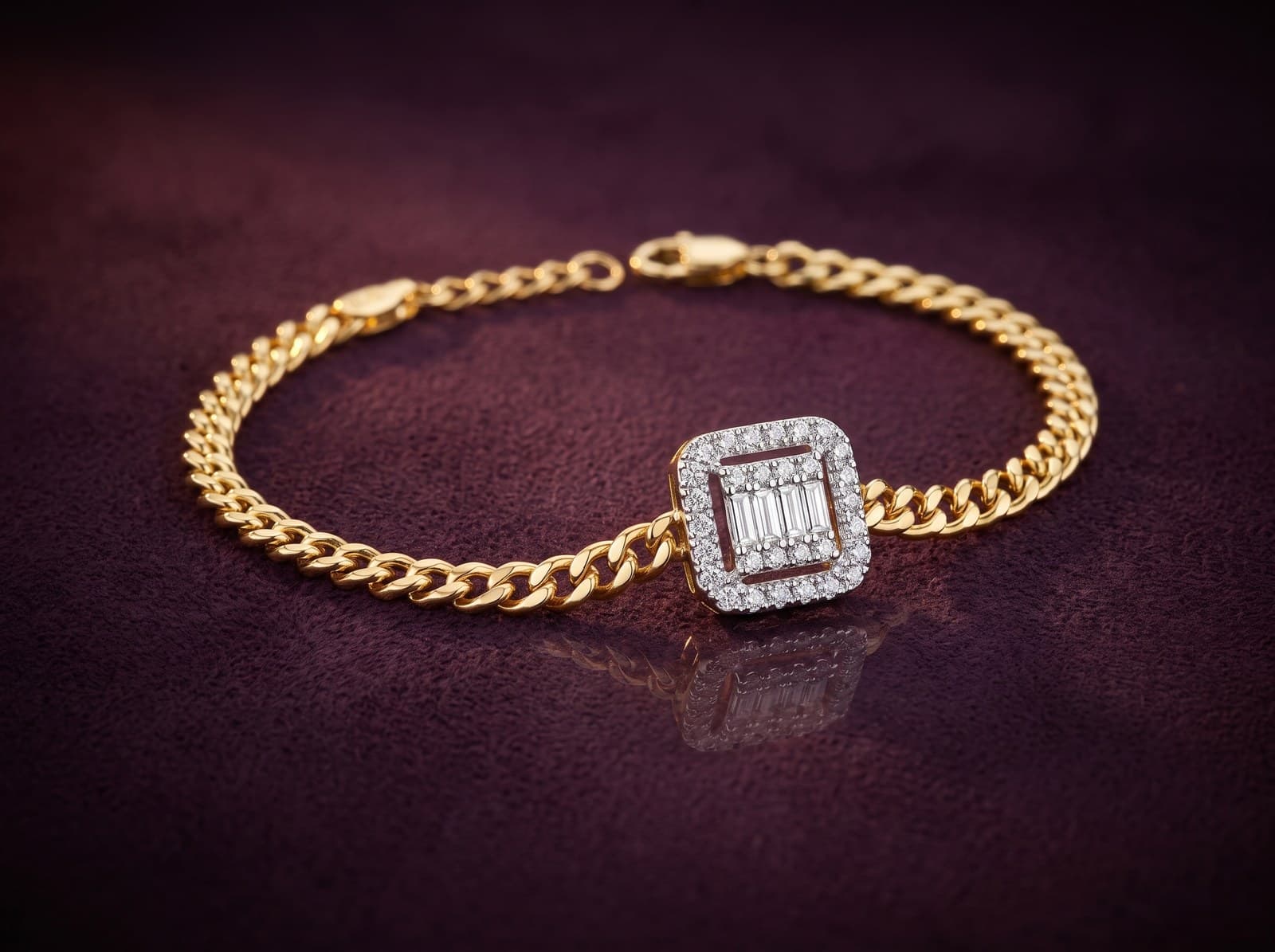 Ihsan · Signature Baguette Brilliance Diamond Bracelet