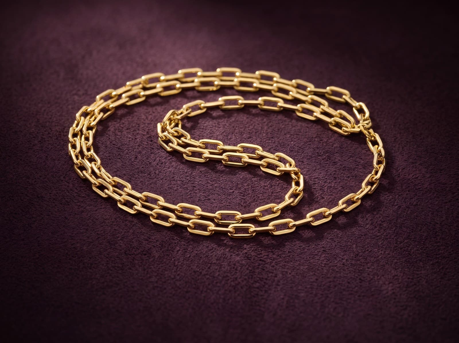 Nasab · Tight Oval Links Gold Chain