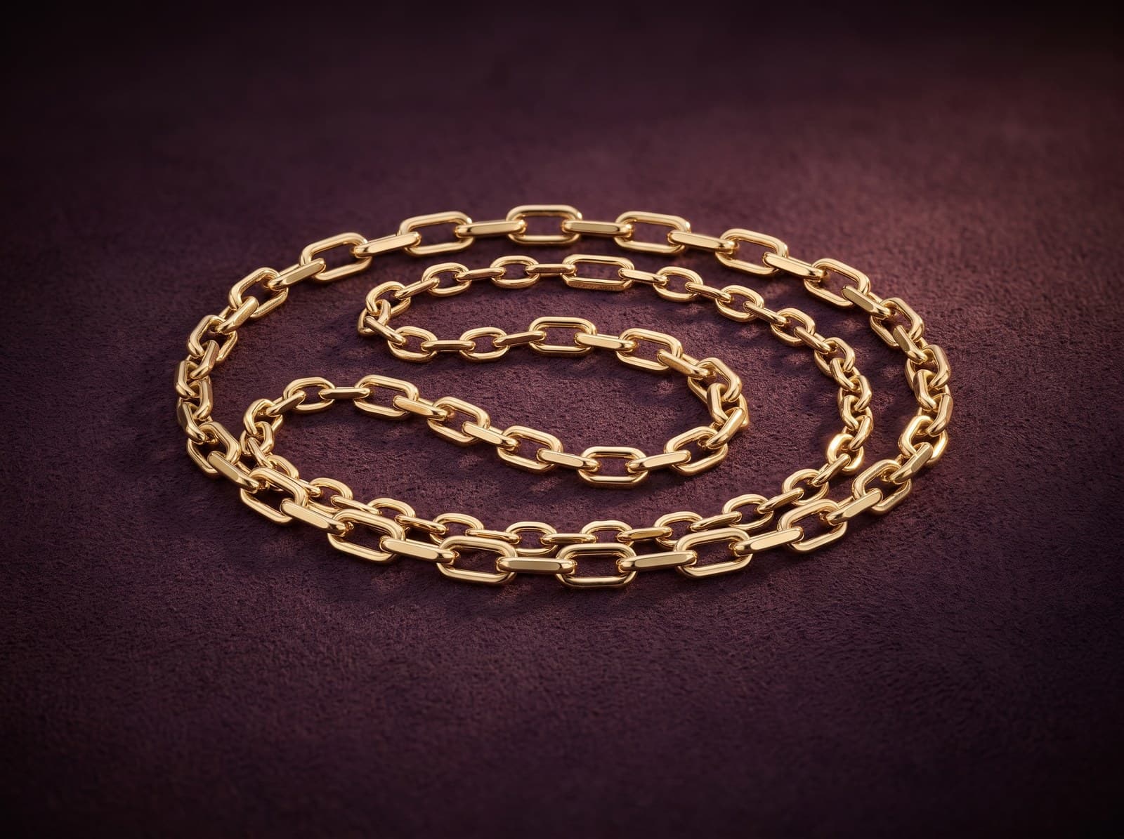 Nasl · Dual Texture Gold Chain