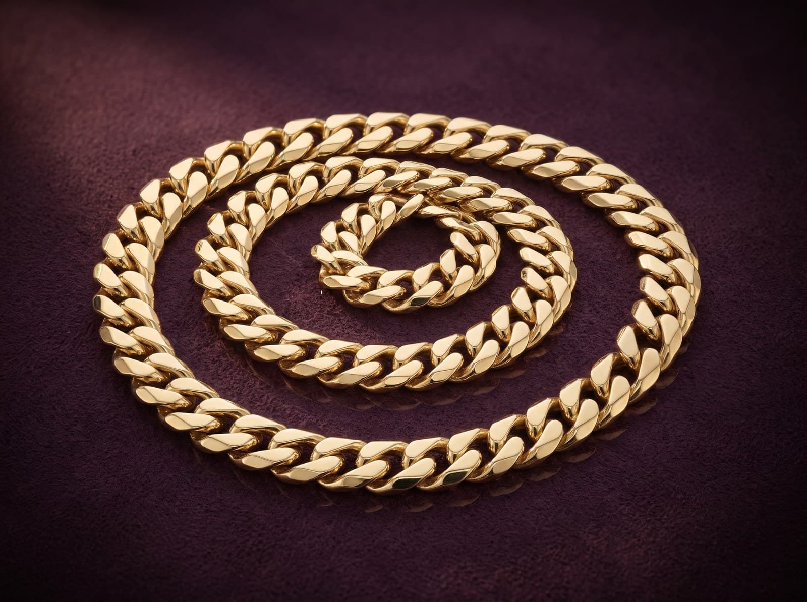 Hafid · Flattened Gourmet Chains Gold Chain — studio