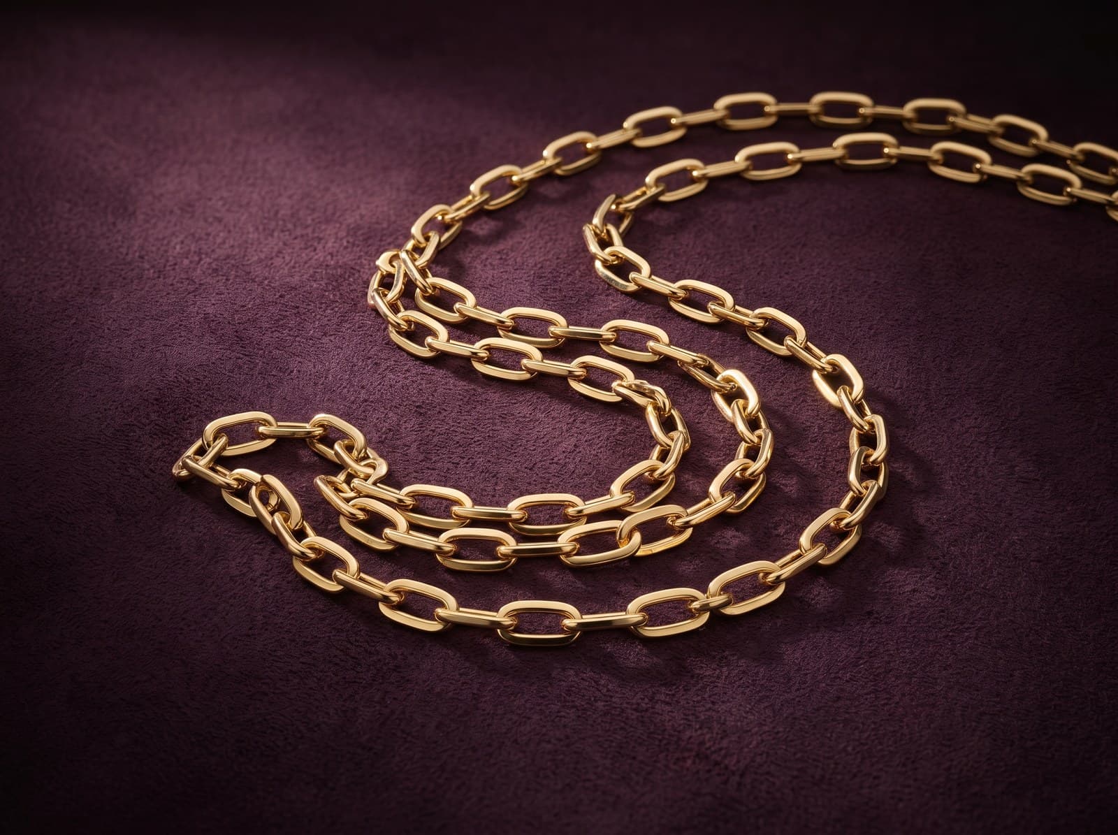 Sijil · Modern Chic Links Gold Chain — studio