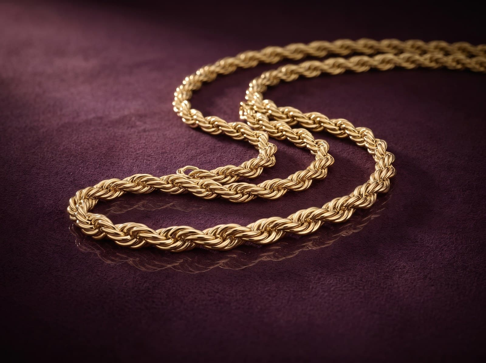 Naqsh · Double Link Gold Chain — studio