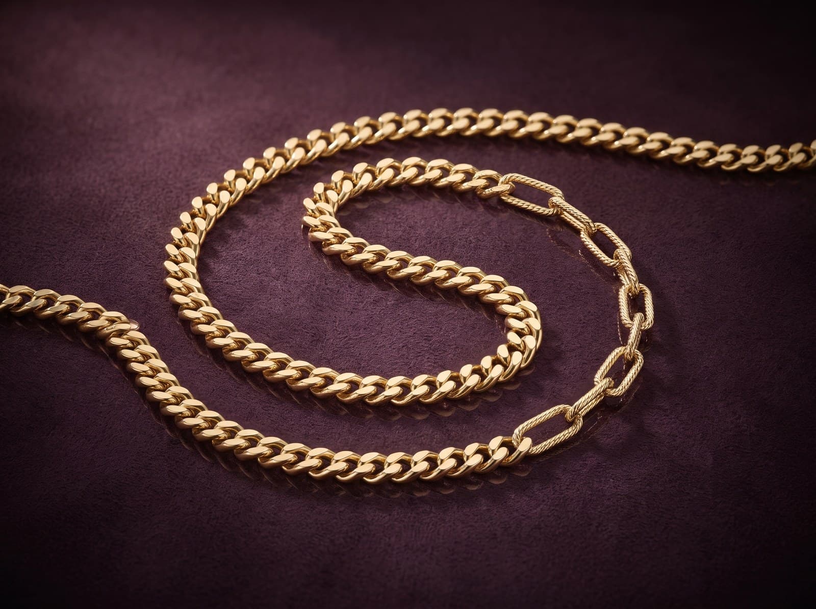 Khatt · Duo-Style Gold Chain — studio