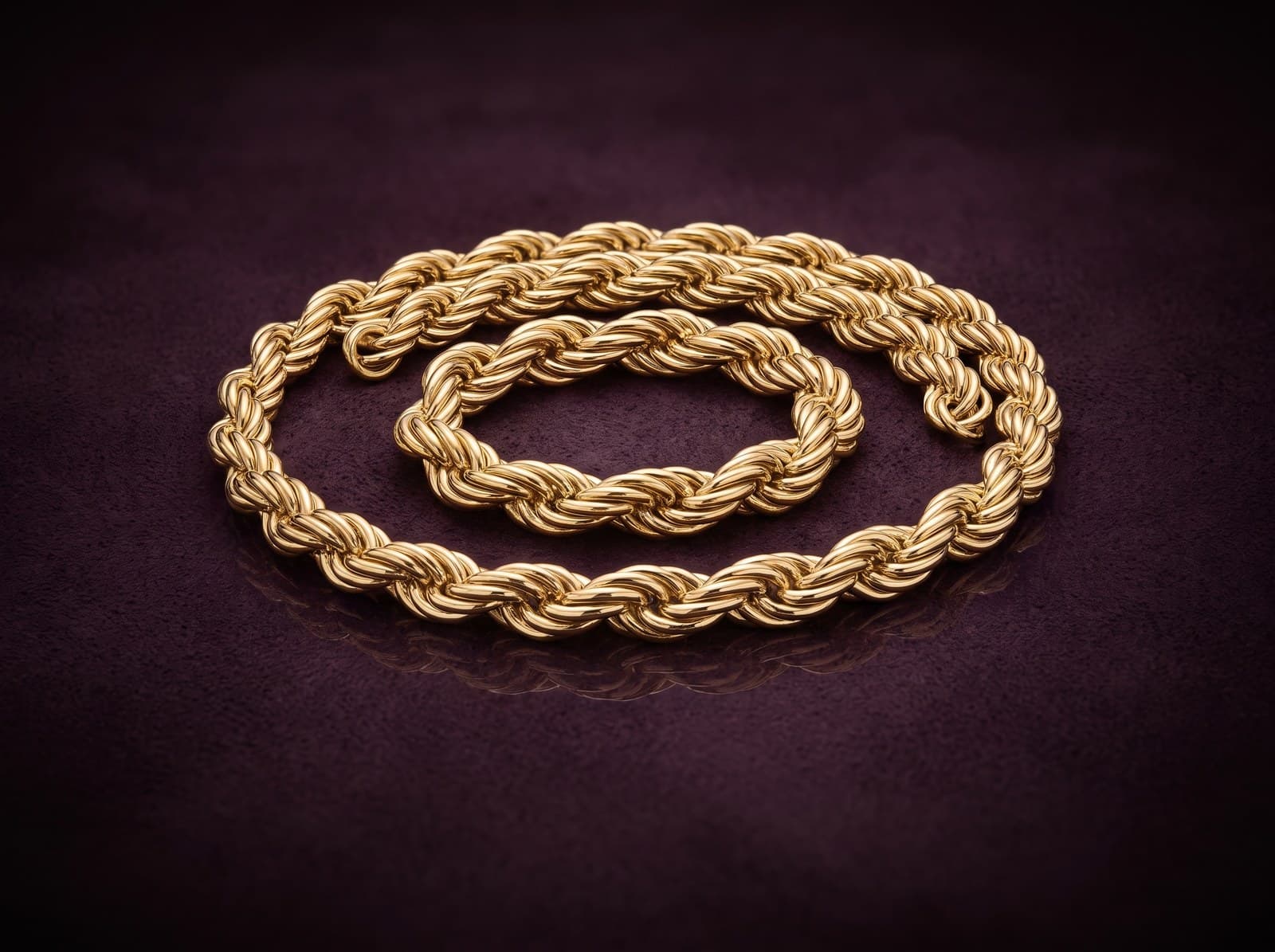 Habl · Interlocked Link Gold Chain — studio