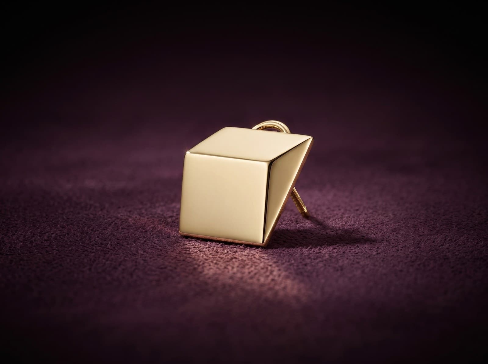 Tabassum · Geometric Clip-On Gold Earring