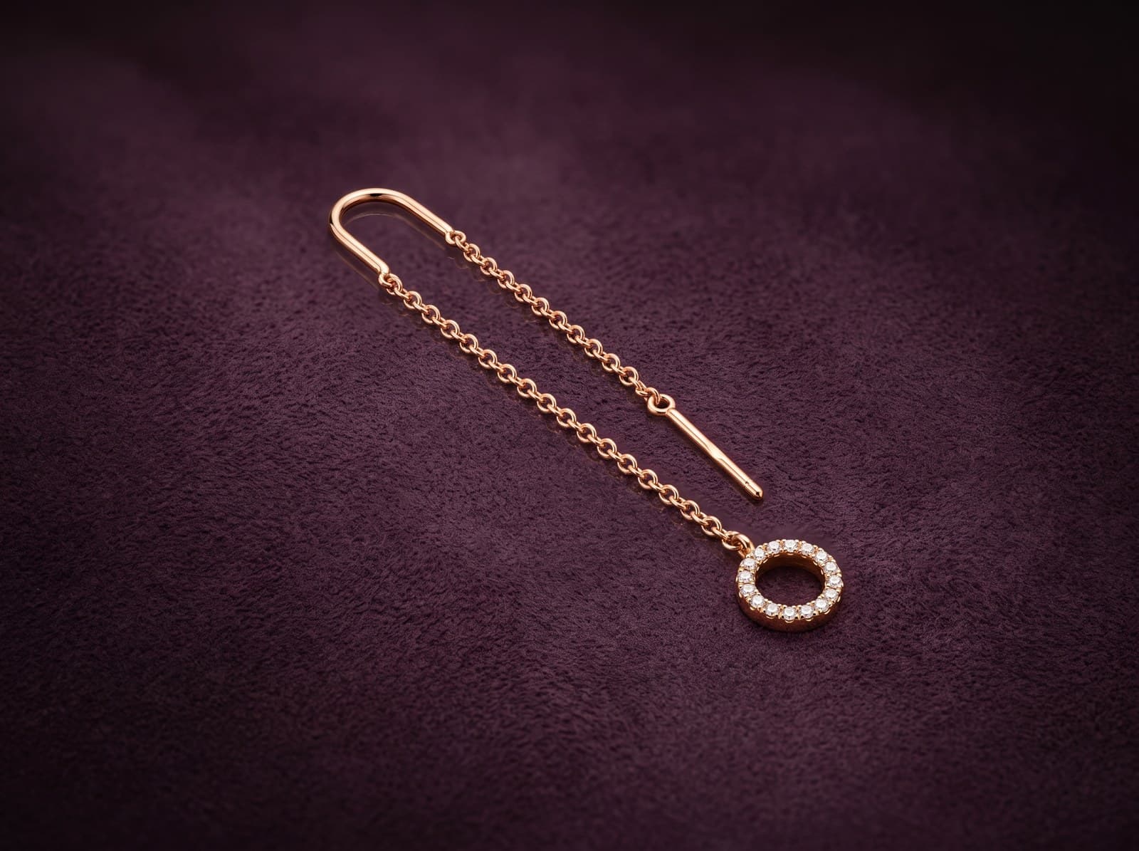 Sharara · Chain Threader Diamond Piercing — studio
