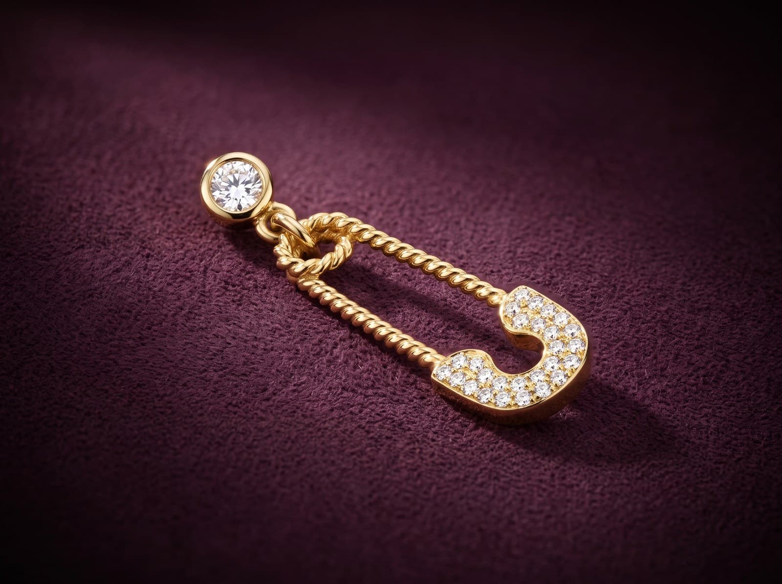 Hadd · Radiant Yellow Pin Stud Diamond Piercing