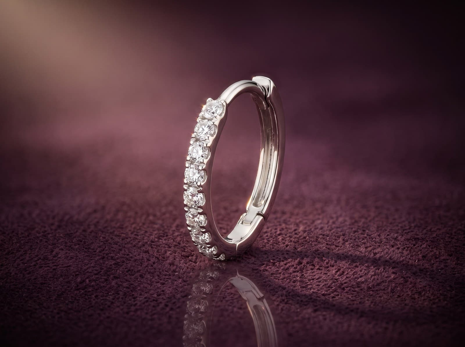 Sinn · Marvellous Stoned Hoop Diamond Piercing