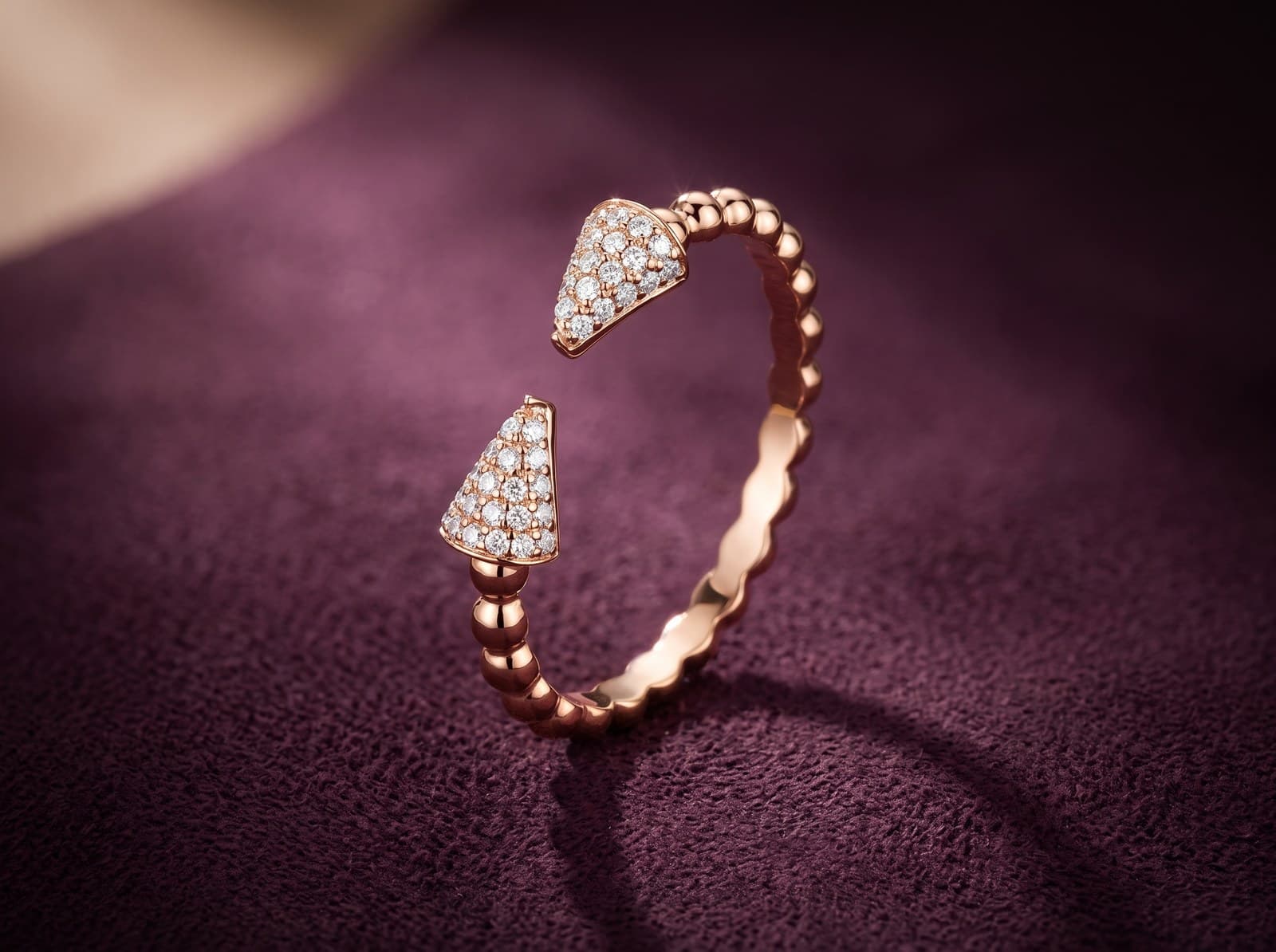Rima · Vintage Beaded Pear-Cut Diamond Ring