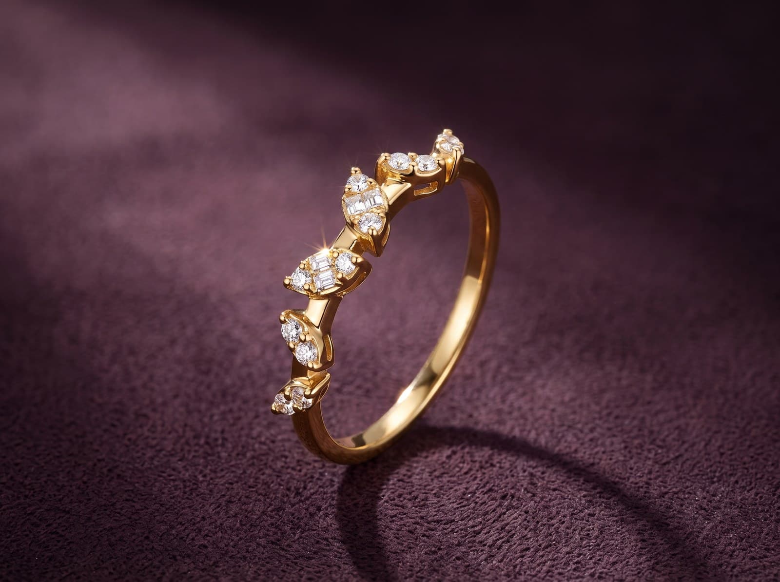 Dhahab · Stunning Marquise Diamond Ring — studio