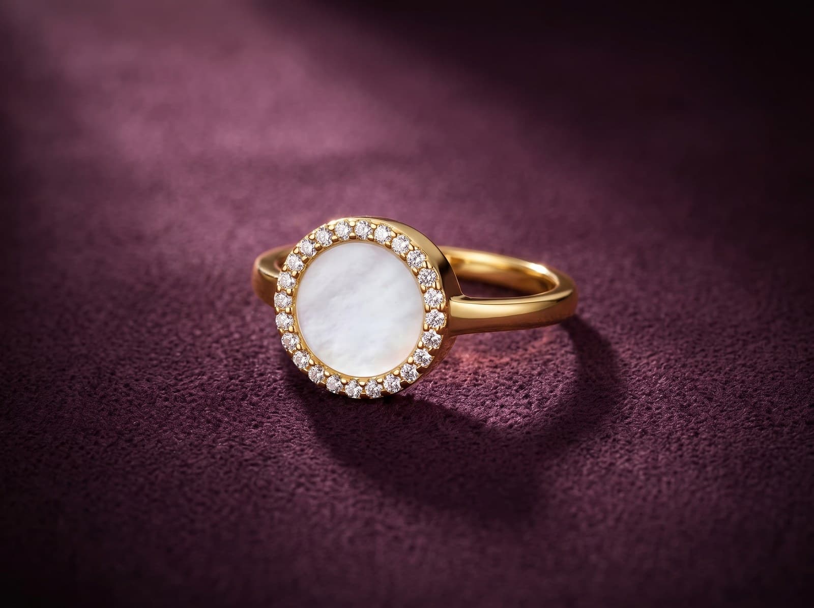 Tala · Cz Letters Gold Ring — studio
